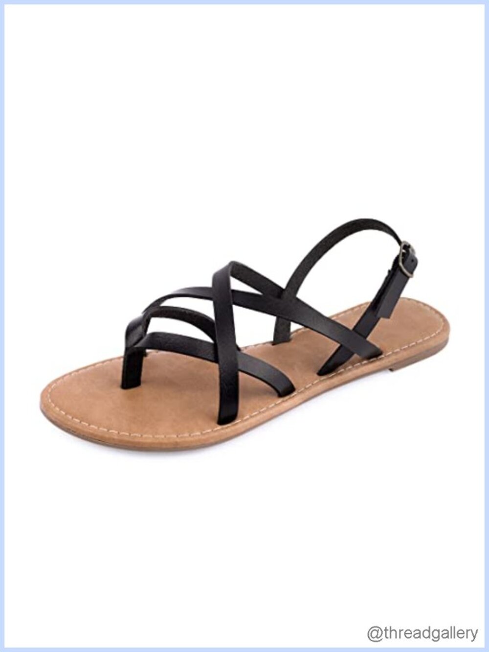 Women's Gladiator Flat Sandals Strappy Fisherman Ankle Strap Sanda